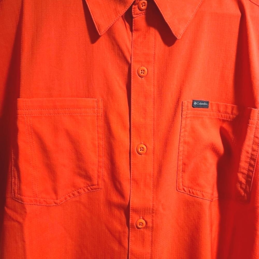 Columbia Mens Red Eagle Lake Short Sleeve